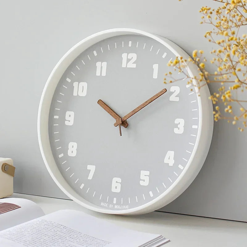 2023 Japanese Style Clock Wall Clocks Noiseless for Living Room Decoration Domestic Simple Mute Clock Modern Fashion Wall Decor