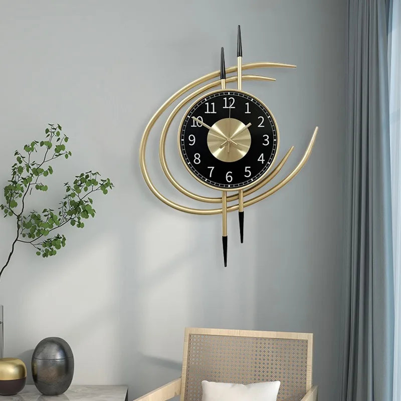 1PC 54CM Modern Simple Wall Clock Nordic Style Home Decoration Living Room Office Hotel Hanging Watch Affordable Luxury Design