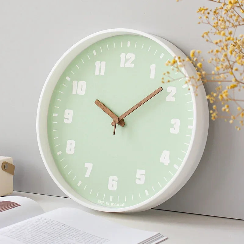 2023 Japanese Style Clock Wall Clocks Noiseless for Living Room Decoration Domestic Simple Mute Clock Modern Fashion Wall Decor