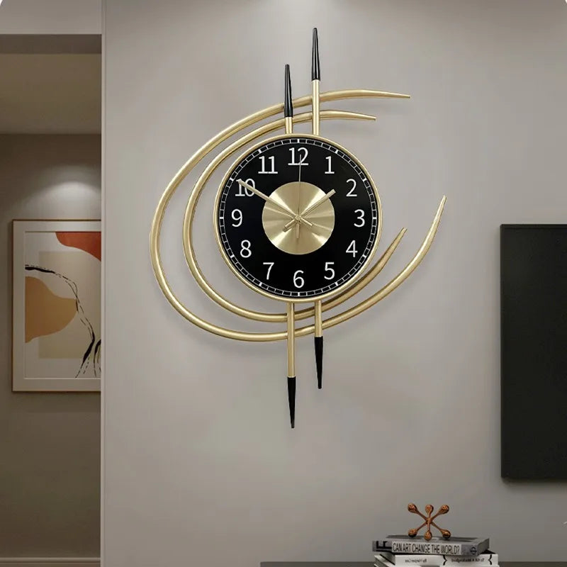 1PC 54CM Modern Simple Wall Clock Nordic Style Home Decoration Living Room Office Hotel Hanging Watch Affordable Luxury Design