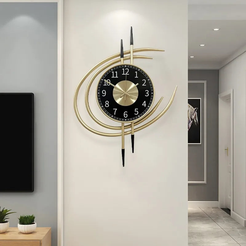 1PC 54CM Modern Simple Wall Clock Nordic Style Home Decoration Living Room Office Hotel Hanging Watch Affordable Luxury Design