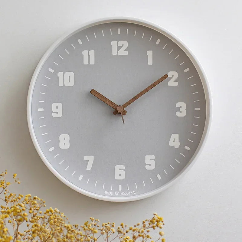 2023 Japanese Style Clock Wall Clocks Noiseless for Living Room Decoration Domestic Simple Mute Clock Modern Fashion Wall Decor