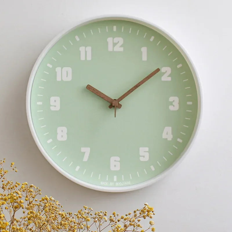 2023 Japanese Style Clock Wall Clocks Noiseless for Living Room Decoration Domestic Simple Mute Clock Modern Fashion Wall Decor