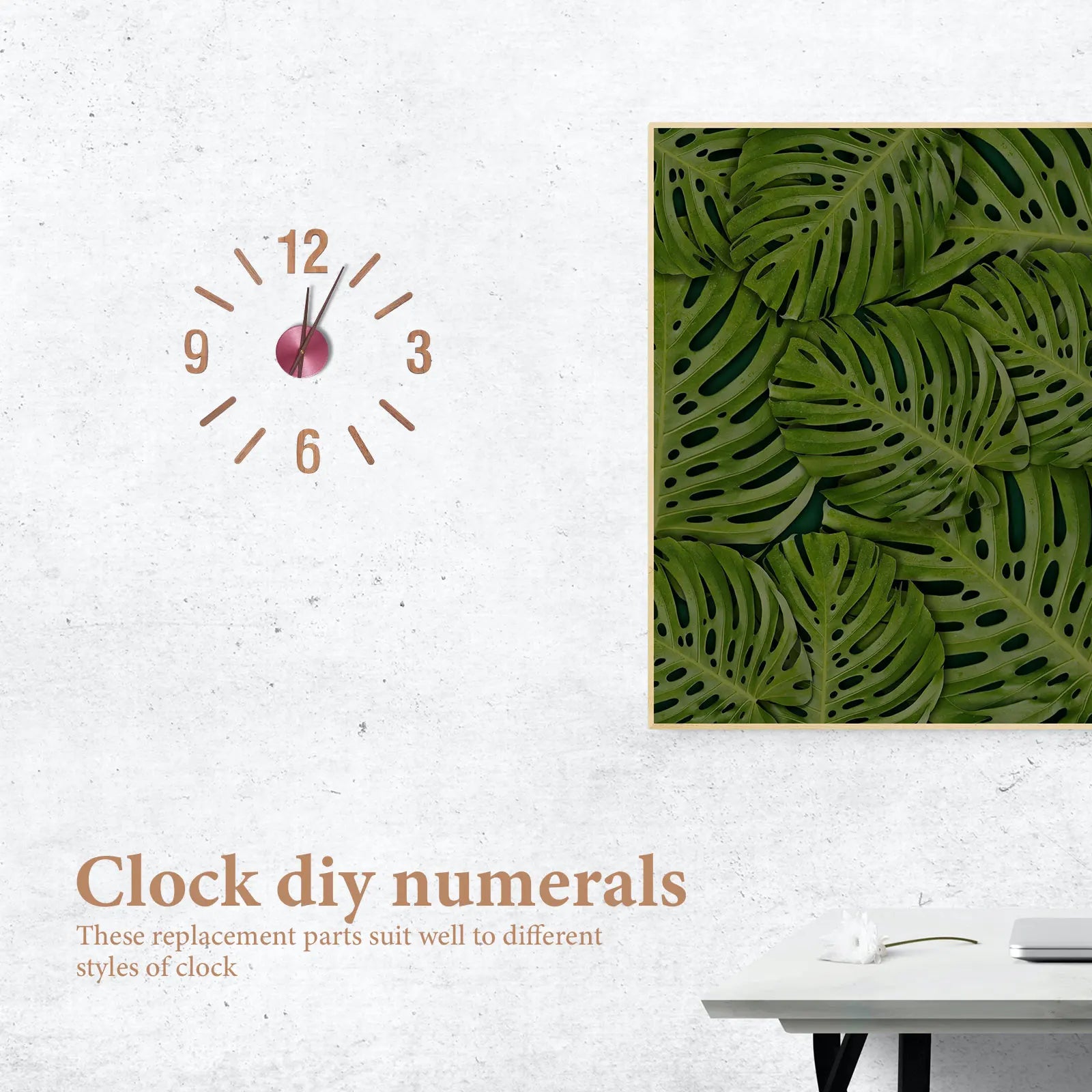 1 Set Of Wall Clock Diy Numerals Clock Numerals Kit Replacement Clock Numerals Clock Numbers Kit Replacement Numbers